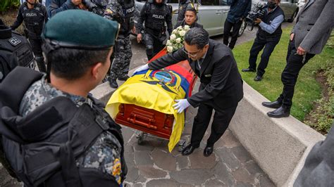 Ecuador holds 6 Colombians in slaying of presidential candidate as violence weighs on nation