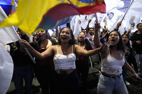 Ecuadorians vote Sunday for president after a campaign dominated by demands for safety