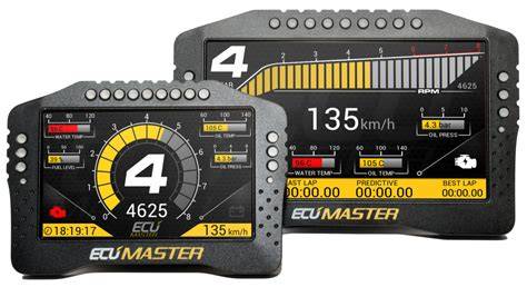 Ecumaster dash app.  Fully customizable and connected via CAN-Bus, ECUM...