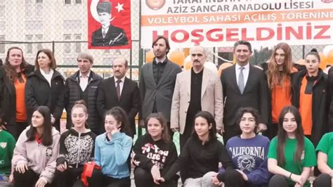 Eczacıbaşı Spor Kulübü, Kahramanmaraş'a voleybol sahası yaptırdı