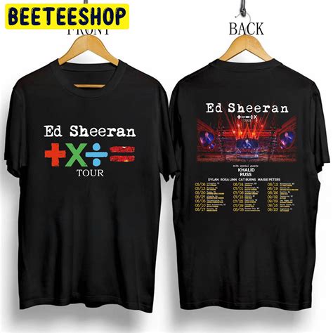 Get ready, Ed Sheeran fans in Australia! The Mathematics Tour Custom T-Shirt is here and it's a must-have. Don't miss your chance to show your support for the tour and own a piece of Ed Sheeran memorabilia. Order now before it's too late! Mathematics Tour 2023 Ed Sheeran Merch Shirt, Mathematics tour, Bad Habit Shirt, Ed Sheeran fan gift, 2023 music tour, Sheeran Apparel, Ed Sheeran Sydney ... . 