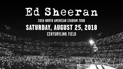Ed sheeran seattle concert time. Ed Sheeran has beaten Taylor Swift‘s record for highest attendance for a concert at Seattle’s Lumen Field, according to The Seattle Times. Lumen Field revealed that the official number of ... 