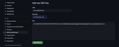 Ed25519 encryption.  The type of key to be generated is specified with the -t option.  ...