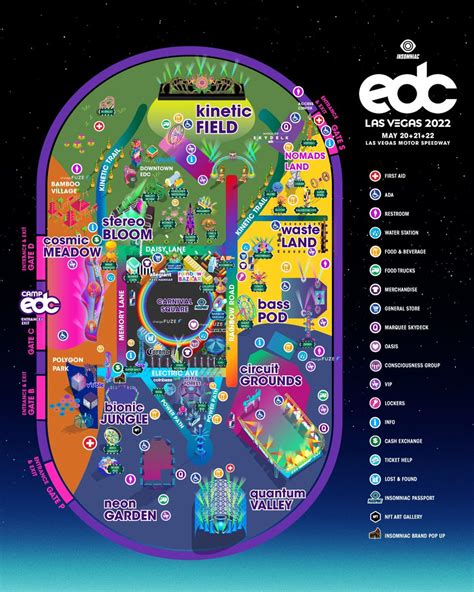 Edc las vegas 2023 map. The World of EDC; Stages; 2023 Recorded Sets; The Headliner's Handbook; Lineup; Travel. Overview; Location & Directions; ... Each of EDC's stages represents a distinct union of technology and nature. ... EDC Las Vegas - 0: 00. 00: 00. 1 Dombresky Technikal; 2 Billy Kenny & Maximono Das Ist Sick; 