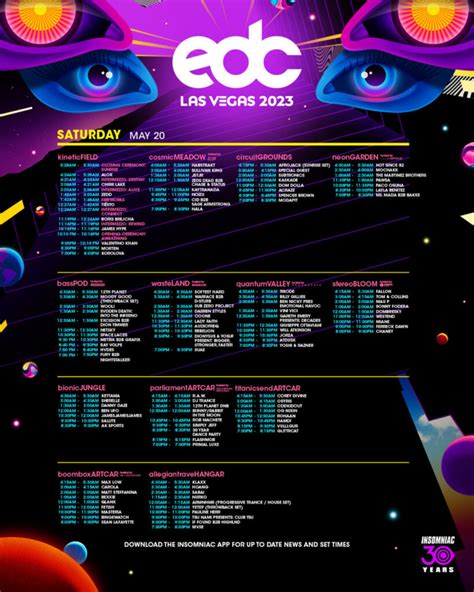 Edc lineup 2023 set times. EDC Las Vegas 2021 has dropped the lineup for its Oct. 22-24 event, with more than 200 acts including Eric Prydz, Rezz, Deadmau5 and Zedd all scheduled to play the three-day show. 