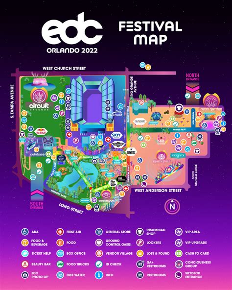 Edc orlando 2022 map. Tickets GA • Experience Pass A GA • Experience Pass grants you entry through the gates of EDC, where you are free to wander and explore this colorful world. 3-Day: starting at $219.99 1-Day: starting at $119.99 Buy … 