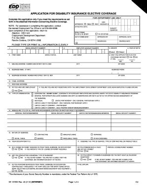 Edd Disability Extension Form Pdf Fill Out and Sign Printable PDF