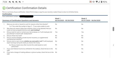 The certification weeks on the Continued Claim Form (DE 4581) (PDF) always start on a Sunday and end on a Saturday. If your payroll weeks are different than the weeks that the EDD has issued, we suggest you keep a record of your work and wages earned for each day to correctly report information on the DE 4581. . 