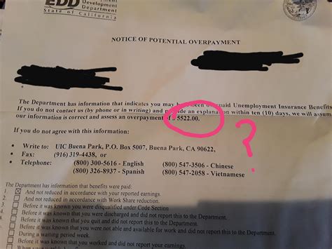 Edd overpayment reddit. Sacramento, CA ». 71°. If you have been denied your unemployment benefits by California's Employment Development Department (EDD), there’s a chance you can get them if you appeal. 
