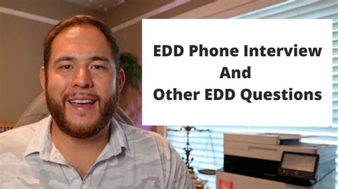 Edd phone interview reddit. omozzy • 2 yr. ago. For me, I waited 24 weeks for my interview which was today. My issue started in Jan. So as of today, if there is any logic at all in play, then they are currently working on interviewing people who got flagged in January. You should prepare to wait 6 months from whenever your issue started, my friend. 