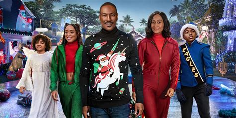 Eddie Murphy, Tracee Ellis Ross and ‘Candy Cane Lane’ co-stars walk red carpet at Christmas comedy’s premiere