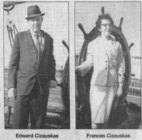 Eddie and frances cizauskas. Mrs. Eddie Frances Sibley, 63, died Thursday, 26 June 1975, at Chico Memorial Hospital in Lake Village, Ark. after an illness. Funeral services will be at the Eudora Baptist Church. Burial will follow in the Mt. Carmel Cemetery with the Rev. Dudley Baxter officiating. Downey Funeral Home of Lake Village has charge. ... 