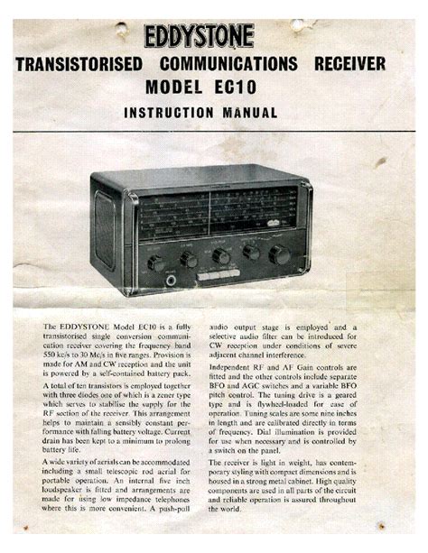 Eddystone ec10 communication receiver repair manual. - Skinny cocktails the only guide youll ever need to go out have fun and still fit in your skinny.
