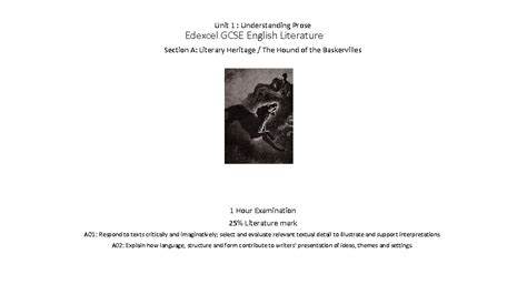 Edexcel English Gcse Understanding Prose