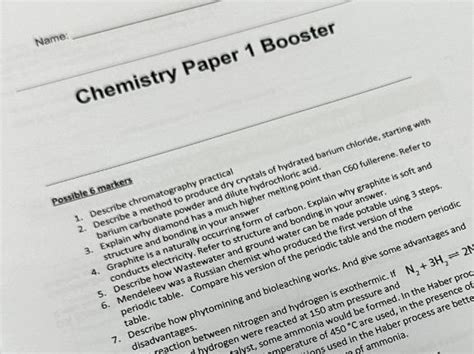 Edexcel combined science chemistry paper 1 2019 mark scheme.  Browse ou...