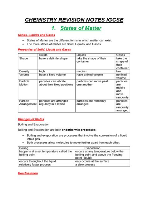 Edexcel igcse chemistry revision notes pdf.  The notes are organized i...