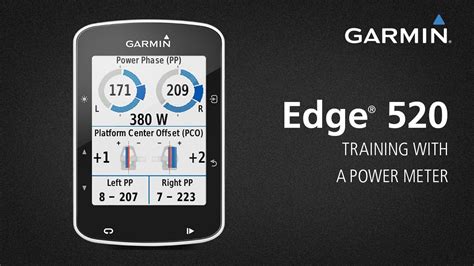 Edge 520 Training with a Power Meter YouTube
