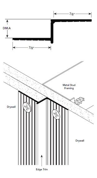 Edge Trim DRME Drywall by Fry Reglet