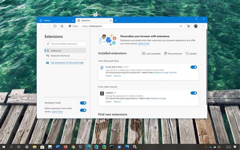 Edge extensions. Make Microsoft Edge your own with extensions that help you personalize the browser and be more productive. 