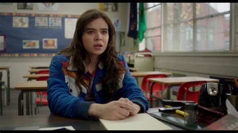 Sedgwick's vulnerability strengthens the desperation and spirit of their Mom. Szeto is disarmingly brave and humorously clumsy as Erwin, who really sees Nadine's beautiful soul. Harrelson is subtle comic genius, and anchors "The Edge of Seventeen". As Mr. Brunner, we like Nadine underestimate him..