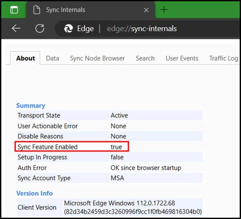 Edge sync not working.  Make sure sync is enabled.  This solution requires you to...