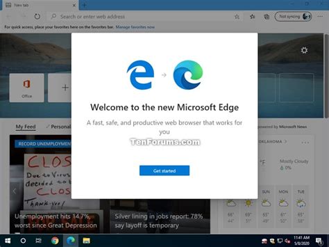 Edge upgrade windows 10