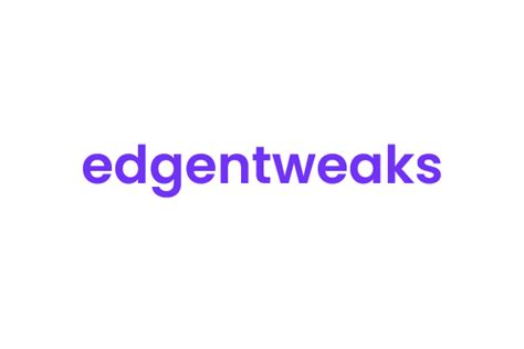 Edgentweaks 2023. Oct 23, 2020 · Wursten, who graduated in 2019 and is now certified to work in IT, still adds features to his program — called Edgentweaks — as a “fun side project,” and because he wants to help other ... 