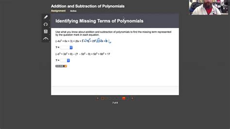 Edgenuity Adding/Multiply Polynomials YouTube