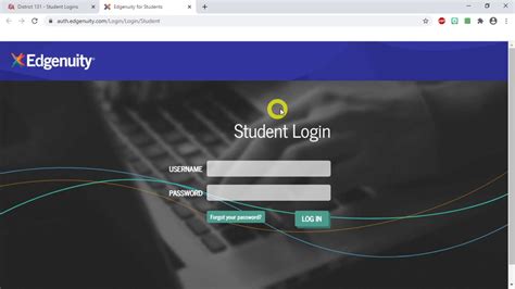 Log in to your account. Student Educator. Username . 