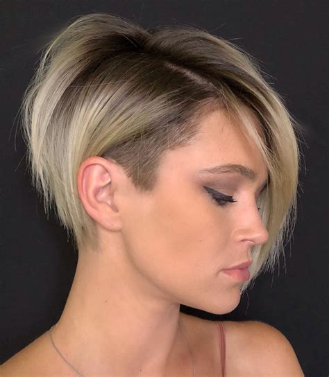 Edgy undercuts bob. Now if you were thinking you can only have fun with these shaven hairstyles if you cut your hair really low, you’re wrong. This edgy undercut bob is proof that shaved haircuts don’t have to really short. This look can be tried on both relaxed and natural hair. The black natural hair would have to be straightened to achieve this bob with ... 