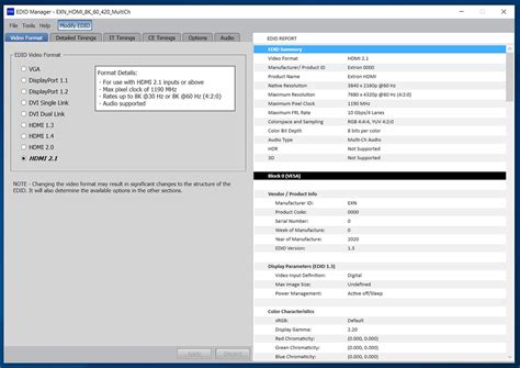 Edid manager software. .  ...