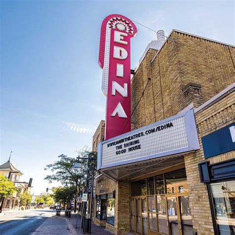 Edina theatre. True to its roots, the Edina will feature a diverse programming slate blending the best arthouse and independent releases along with Hollywood’s biggest blockbusters. The iconic Edina Theatre has been completely renovated, featuring new screens, sound, luxury heated recliners, and a brand-new bar, The Gold Room, a homage to Stanley Kubrick’s 1980 … 