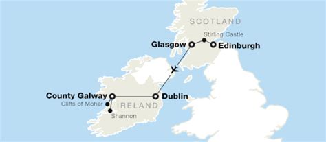 Edinburgh to dublin. Scottish & Irish Gold. 15 Days Glasgow Dublin. Operated By: CIE Tours. From 7,349. Save 761. Read 4 reviews and enjoy exclusive savings with Global Journeys on CIE Tours's 15 Day The Scots Irish Tour beginning your journey in Edinburgh and travelling through to Dublin. 2024 & 2025 season departures. 