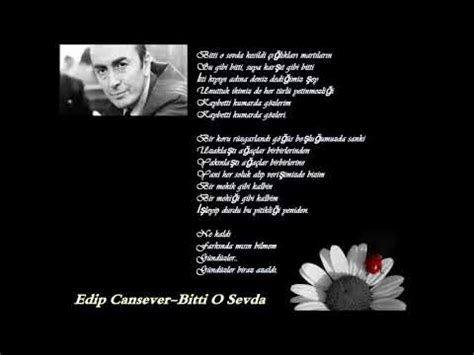 Edip Cansever-Bitti O Sevda MaxiCep.