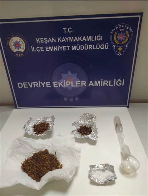 Edirne'deki uyuşturucu operasyonlarında 2 şüpheli gözaltına alındıs