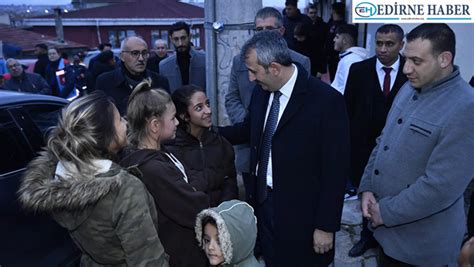 Edirne Valisi Sezer, mahalle ziyaretlerini sürdürüyor