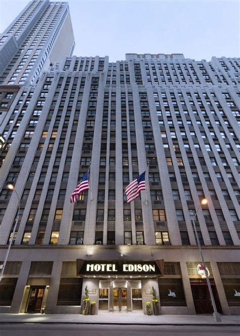 Edison hotel ny. Now $198 (Was $̶2̶5̶0̶) on Tripadvisor: Hotel Edison, New York City. See 15,775 traveler reviews, 5,515 candid photos, and great deals for Hotel Edison, ranked #258 of 499 hotels in New York City and rated 4 of 5 at Tripadvisor. 