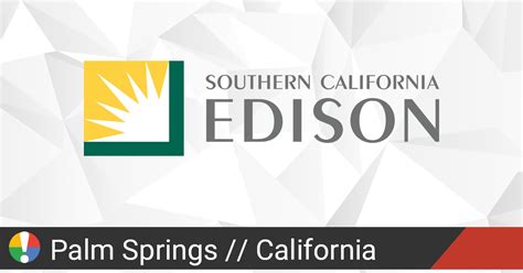 Edison palm springs. After Palm Springs leaders criticized Southern California Edison for turning off people's electricity to do grid upgrades during recent sweltering heat, a spokesperson for the company said the ... 