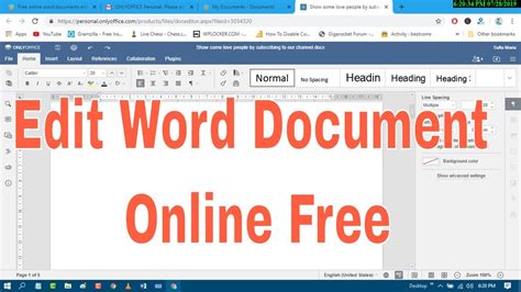 Edit a document online. 4 days ago · More than just docx and doc documents. Filestash supports all the classic ms office documents, be it docx, xls, ppt and can be use as a simple viewer or a full fledge editor with document using either word 2007 or word 2010. 