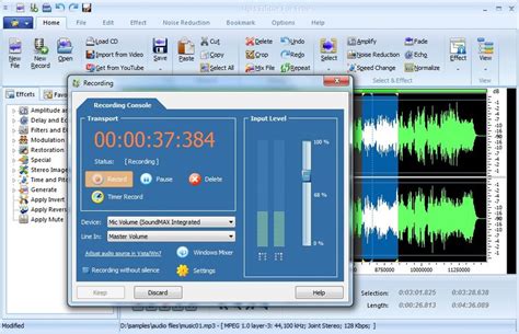  Wavacity is a port of the Audacity audio editor to the web br