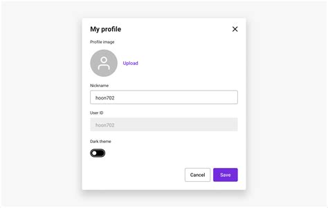 Edit user profile Chat React SDK Sendbird Docs