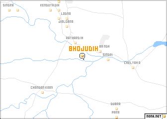 Editable City Map of Bhojudih – Map Illustrators