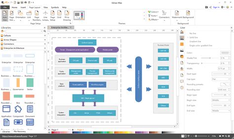 Editable Enterprise Architecture Diagram Templates