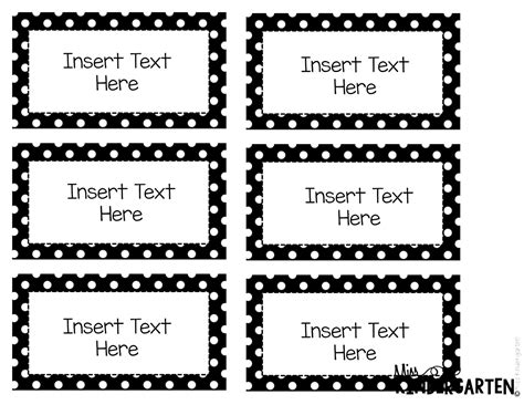 Editable Free Printable Label Templates