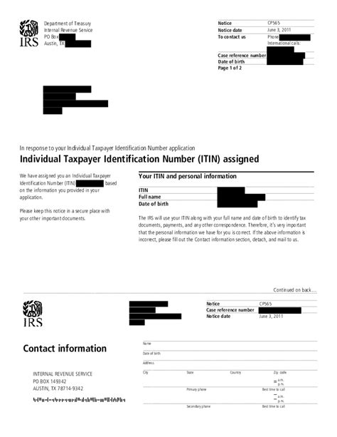 Editable IRS Form CP565 2017 Create A Digital Sample in PDF