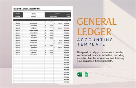 Editable Ledger Templates in Google Sheets to Download