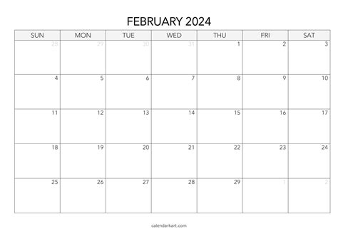 Editable Printable Calendars 2024 Typeable PDF CalendarKart