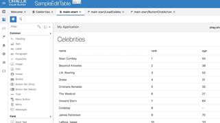 Editable Tables in Oracle Visual Builder Cloud Service YouTube