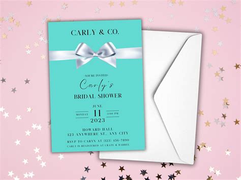 Editable Tiffany & Co. Invitation Magical Printable