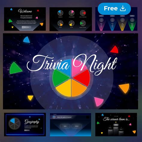 Editable Trivia PPT Presentation Template and Google Slides